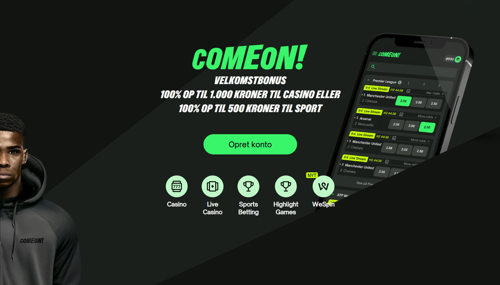 comeon-casino-velkomstbonus