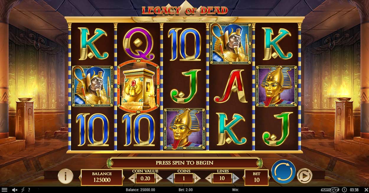 Legacy of Dead slot