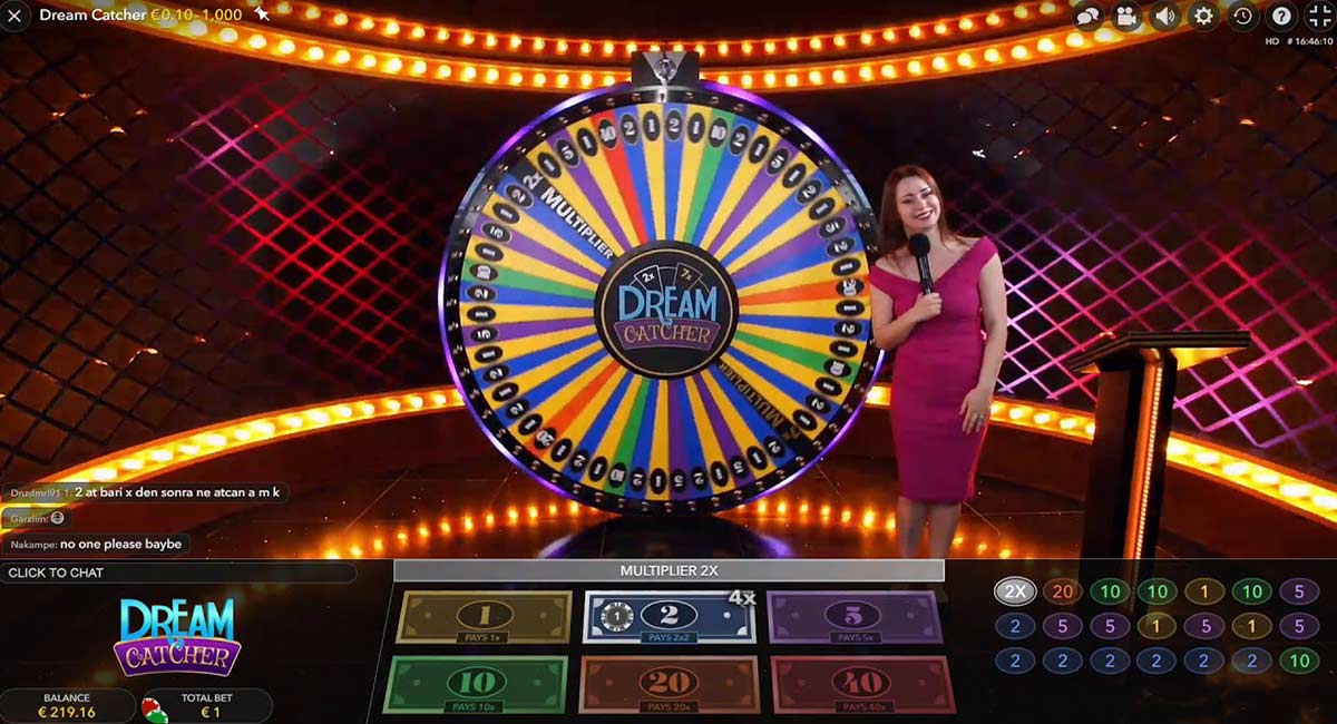 Dream Catcher Live Gameplay