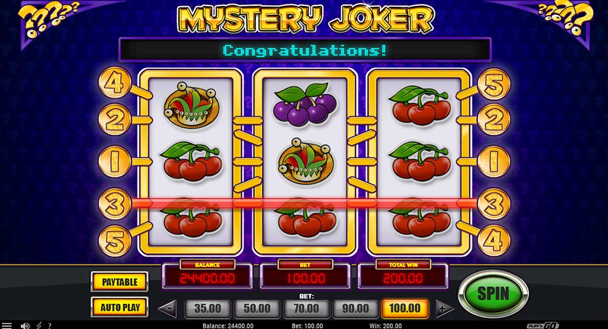 Mystery Joker slot Gameplay