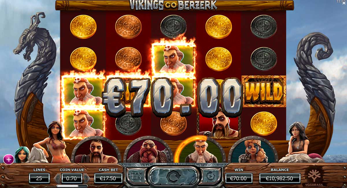 Vikings Go Berzerk slot gameplay