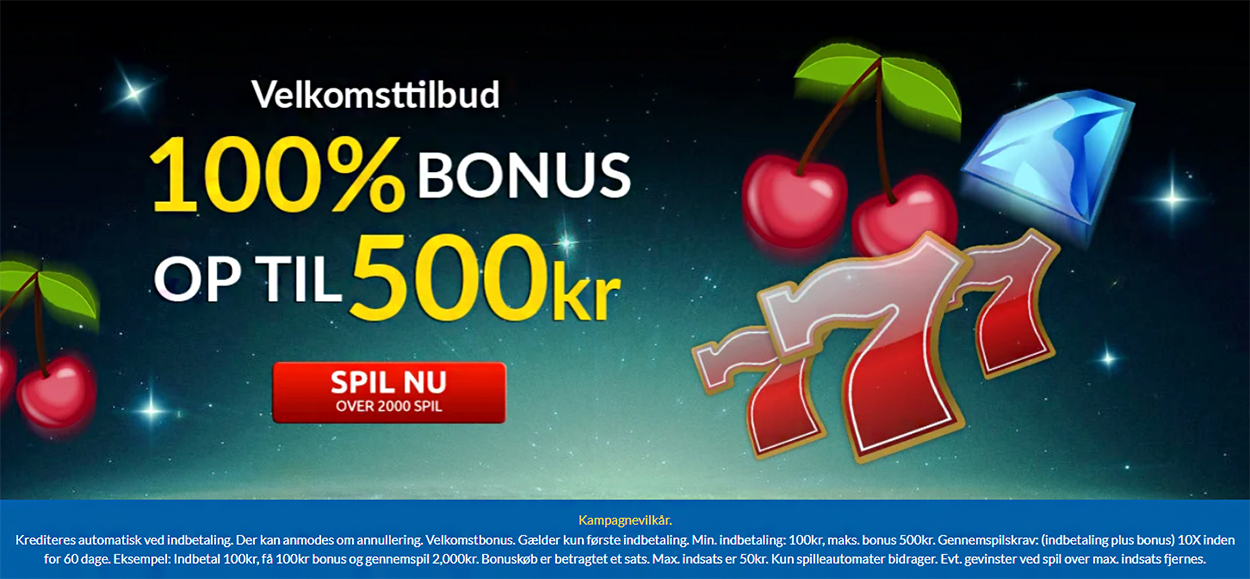 EUcasino dk velkomstbonus