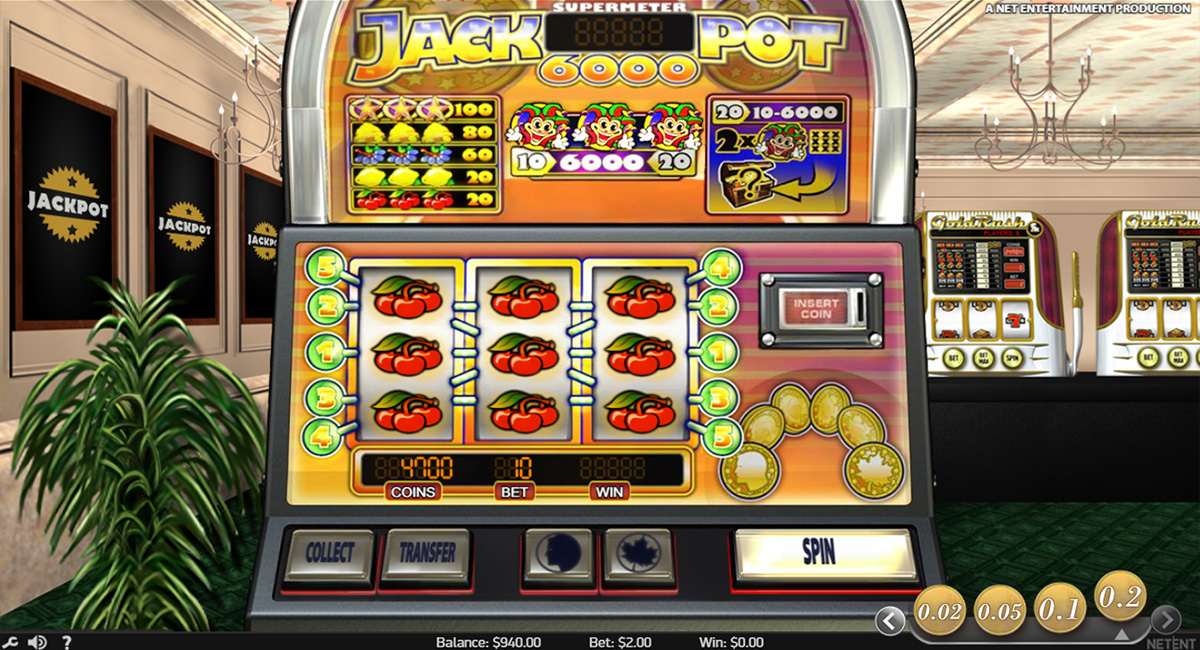 Jackpot 6000 slot anmeldelse