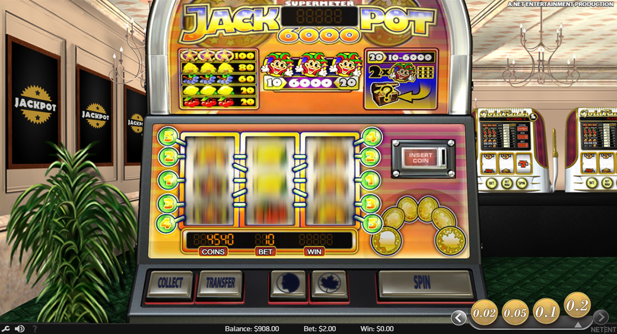 Jackpot 6000 slot gameplay